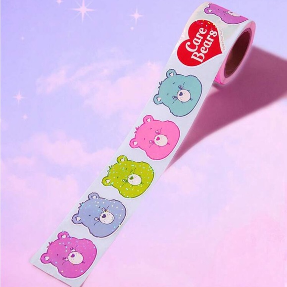 New Care Bears makeup bag bundle stickers keychain - Picture 3 of 14